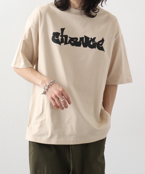 RGY（アールジーワイ）の「RGY ビリヤード両面プリント ビッグシルエットTシャツ（Tシャツ/カットソー・メンズ・ホワイト/ライトベージュ/ブラック・M/L）」の3枚目の写真