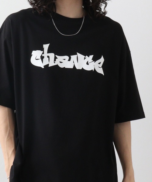 RGY（アールジーワイ）の「RGY ビリヤード両面プリント ビッグシルエットTシャツ（Tシャツ/カットソー・メンズ・ホワイト/ライトベージュ/ブラック・M/L）」の2枚目の写真