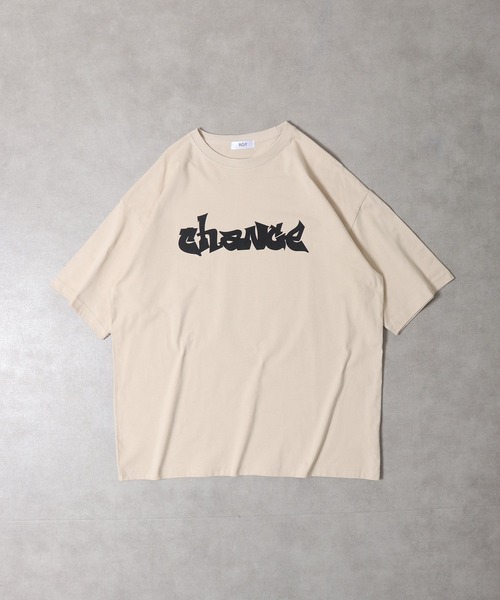 RGY（アールジーワイ）の「RGY ビリヤード両面プリント ビッグシルエットTシャツ（Tシャツ/カットソー・メンズ・ホワイト/ライトベージュ/ブラック・M/L）」の8枚目の写真