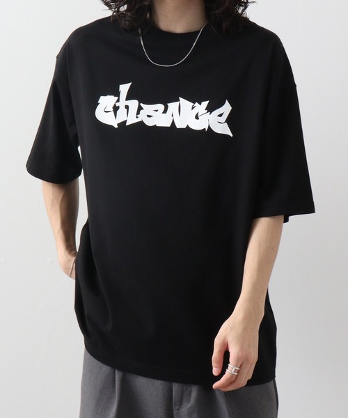 RGY（アールジーワイ）の「RGY ビリヤード両面プリント ビッグシルエットTシャツ（Tシャツ/カットソー・メンズ・ホワイト/ライトベージュ/ブラック・M/L）」の15枚目の写真