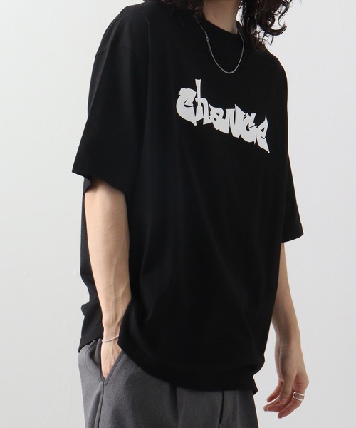 RGY（アールジーワイ）の「RGY ビリヤード両面プリント ビッグシルエットTシャツ（Tシャツ/カットソー・メンズ・ホワイト/ライトベージュ/ブラック・M/L）」の18枚目の写真