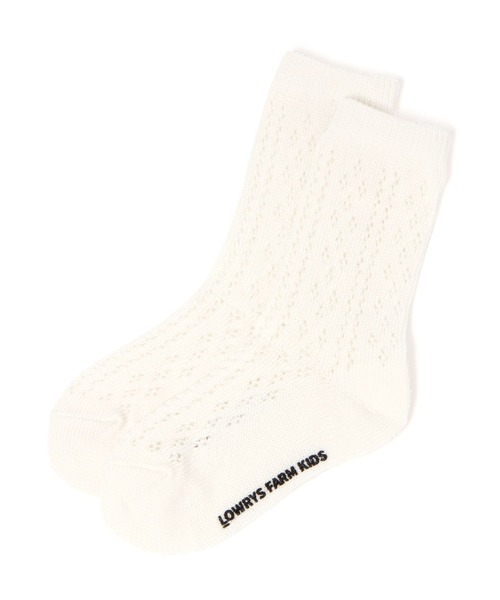 LOWRYS FARM(ローリーズファーム)の「スカシアミソックス 103950(ソックス/靴下・キッズ・イエロー/オフホワイト/レッド・LARGE/MEDIUM)」の1枚目の写真