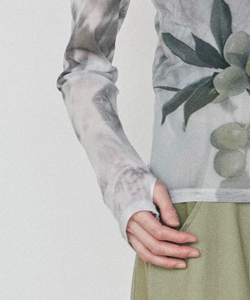 2025年春新作＊botanical sheer top＊ボタニカルシアートップ 30%OFF】botanical sheer top～ﾎﾞﾀﾆｶﾙｼｱｰﾄｯﾌﾟのレビュー