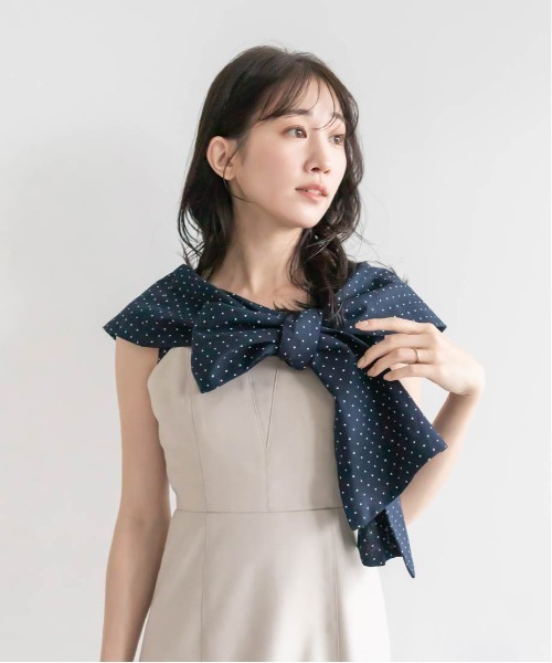 RANDA(ランダ)の「オフショルデザインリボンブラウス(シャツ/ブラウス・レディース・ホワイト/イエロー/ネイビー・0/1)」の17枚目の写真