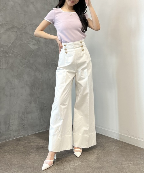 eimyモチーフロゴパイピングTシャツ（Tシャツ/カットソー）｜eimy istoire（エイミーイストワール）