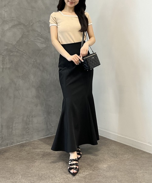 eimyモチーフロゴパイピングTシャツ（Tシャツ/カットソー）｜eimy istoire（エイミーイストワール）