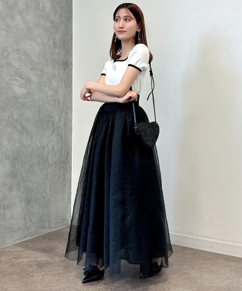 eimyモチーフロゴパイピングTシャツ（Tシャツ/カットソー）｜eimy istoire（エイミーイストワール）