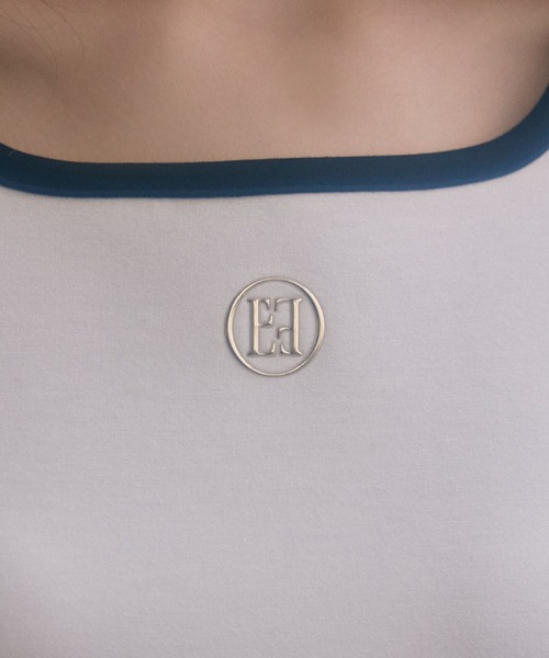 eimyモチーフロゴパイピングTシャツ（Tシャツ/カットソー）｜eimy istoire（エイミーイストワール）