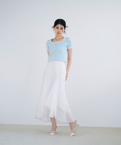 eimyモチーフロゴパイピングTシャツ（Tシャツ/カットソー）｜eimy istoire（エイミーイストワール）