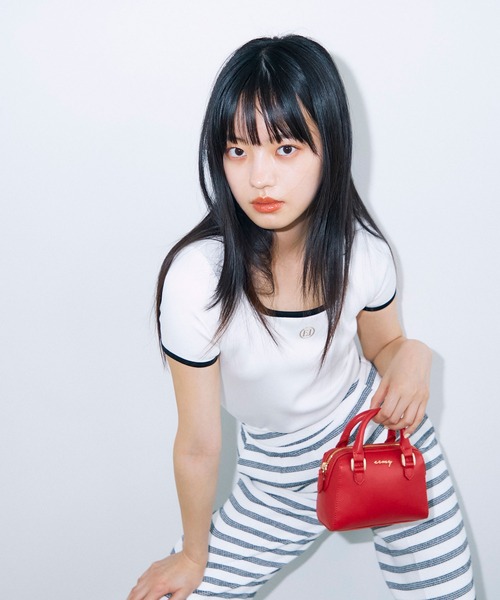 eimyモチーフロゴパイピングTシャツ（Tシャツ/カットソー）｜eimy istoire（エイミーイストワール）