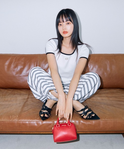 eimyモチーフロゴパイピングTシャツ（Tシャツ/カットソー）｜eimy istoire（エイミーイストワール）