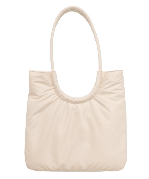 select MOCA（セレクトモカ）の「パテッドループハンドルバッグ（トートバッグ・レディース・ブラック/アイボリー・FREE）」の16枚目の写真