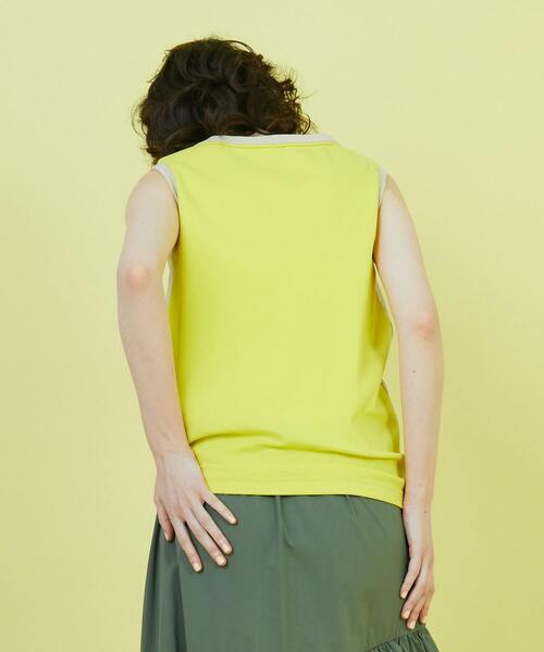 FRAPBOIS（フラボア）の「ツートンタンク（タンクトップ・レディース・ブラック/ベージュ・1）」の18枚目の写真