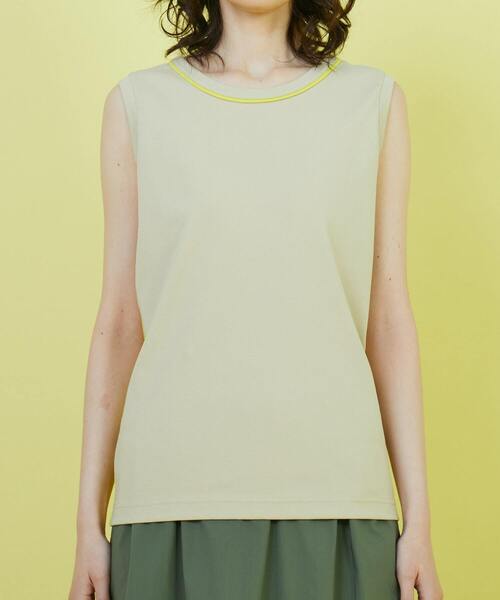 FRAPBOIS（フラボア）の「ツートンタンク（タンクトップ・レディース・ブラック/ベージュ・1）」の17枚目の写真