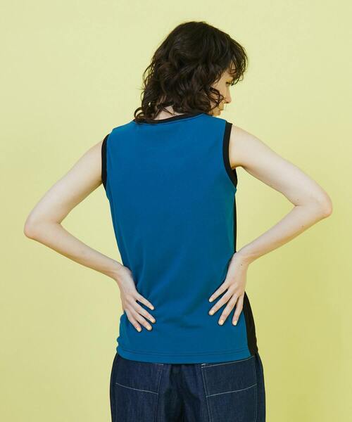 FRAPBOIS（フラボア）の「ツートンタンク（タンクトップ・レディース・ブラック/ベージュ・1）」の14枚目の写真