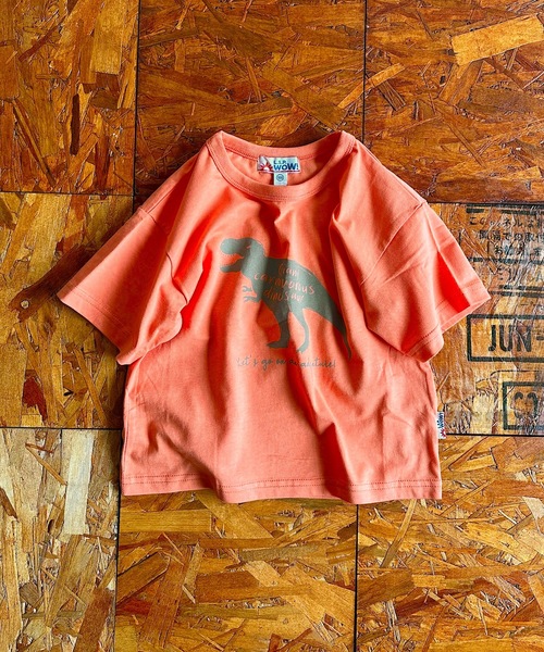 LSP WOW（エルエスピーワオ）の「【LSP WOW!】カラバリ半袖Tee/20色（80～150cm）（Tシャツ/カットソー・キッズ・エメラルド/モスグリーン/パープル/チャコール/ネイビー/オレンジ/イエロー/ブラウン/レッド/ホワイト/ブルー系その他/ベージュ/マスタード/ブルー/オフホワイト/グレー/ライトブルー/ブラック/カーキ/ライトピンク・90/80/130/110/100/120/150/140）」の20枚目の写真