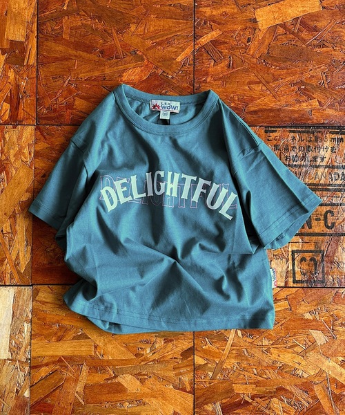 LSP WOW（エルエスピーワオ）の「【LSP WOW!】カラバリ半袖Tee/20色（80～150cm）（Tシャツ/カットソー・キッズ・エメラルド/モスグリーン/パープル/チャコール/ネイビー/オレンジ/イエロー/ブラウン/レッド/ホワイト/ブルー系その他/ベージュ/マスタード/ブルー/オフホワイト/グレー/ライトブルー/ブラック/カーキ/ライトピンク・90/80/130/110/100/120/150/140）」の9枚目の写真