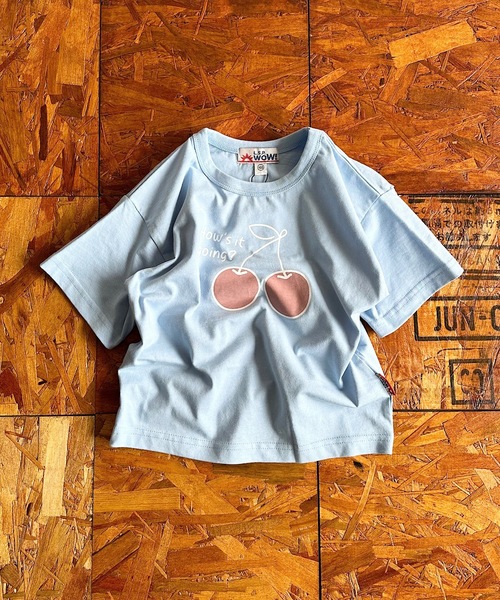 LSP WOW（エルエスピーワオ）の「【LSP WOW!】カラバリ半袖Tee/20色（80～150cm）（Tシャツ/カットソー・キッズ・エメラルド/モスグリーン/パープル/チャコール/ネイビー/オレンジ/イエロー/ブラウン/レッド/ホワイト/ブルー系その他/ベージュ/マスタード/ブルー/オフホワイト/グレー/ライトブルー/ブラック/カーキ/ライトピンク・90/80/130/110/100/120/150/140）」の11枚目の写真
