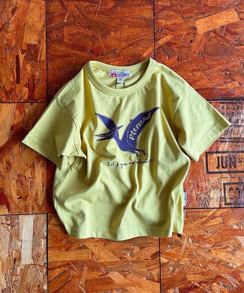 LSP WOW（エルエスピーワオ）の「【LSP WOW!】カラバリ半袖Tee/20色（80～150cm）（Tシャツ/カットソー・キッズ・エメラルド/モスグリーン/パープル/チャコール/ネイビー/オレンジ/イエロー/ブラウン/レッド/ホワイト/ブルー系その他/ベージュ/マスタード/ブルー/オフホワイト/グレー/ライトブルー/ブラック/カーキ/ライトピンク・90/80/130/110/100/120/150/140）」の17枚目の写真