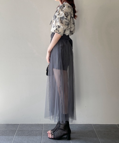 abc une face（アーベーセーアンフェイス）の「タイ付き2WAYブラウス（シャツ/ブラウス・レディース・ベージュ系その他/ホワイト系その他/ホワイト/ブルー系その他・FREE）」の13枚目の写真