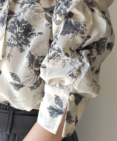 abc une face（アーベーセーアンフェイス）の「タイ付き2WAYブラウス（シャツ/ブラウス・レディース・ベージュ系その他/ホワイト系その他/ホワイト/ブルー系その他・FREE）」の16枚目の写真