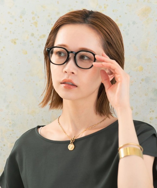 NOEYEDIA（ノーアイディア）の「noeyedia　メガネ（メガネ・レディース・ブラック・-）」の2枚目の写真