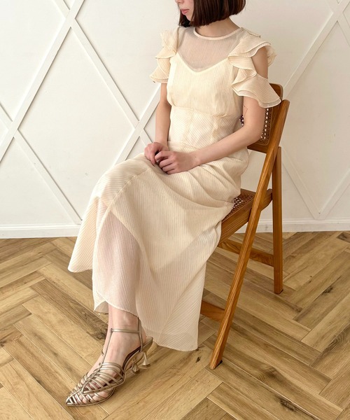 DEICY ラメストライプワンピース deicy