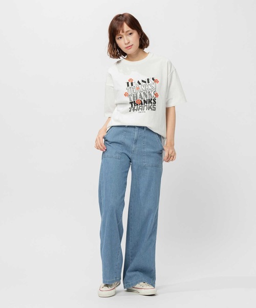 サート SURT ベイカーデニム パンツ ジーンズ ワイド S インディゴ /CX  