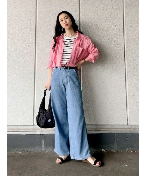 SAKULA、インディゴベイカーデニムパンツ、ナチュラル系、シンプル好き系 Bottoms