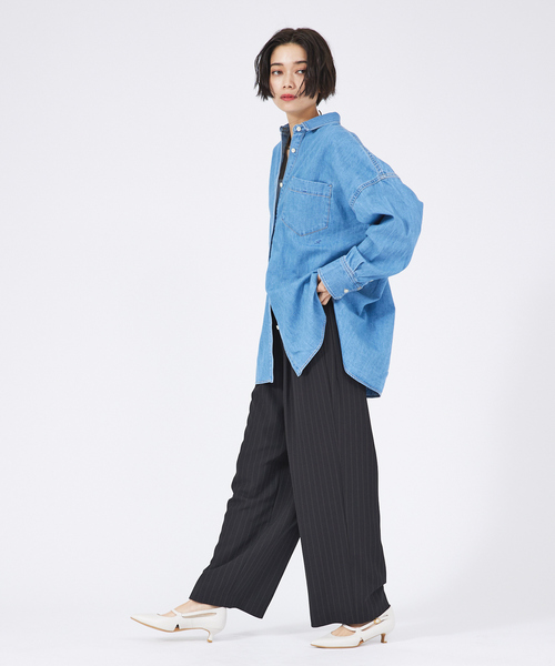 Au BANNISTER(オゥバニスター)の「ポインテッドラウンドストラップパンプス(パンプス・レディース・ネイビー/ブラック/アイボリー・35/36/37/38/39)」の17枚目の写真