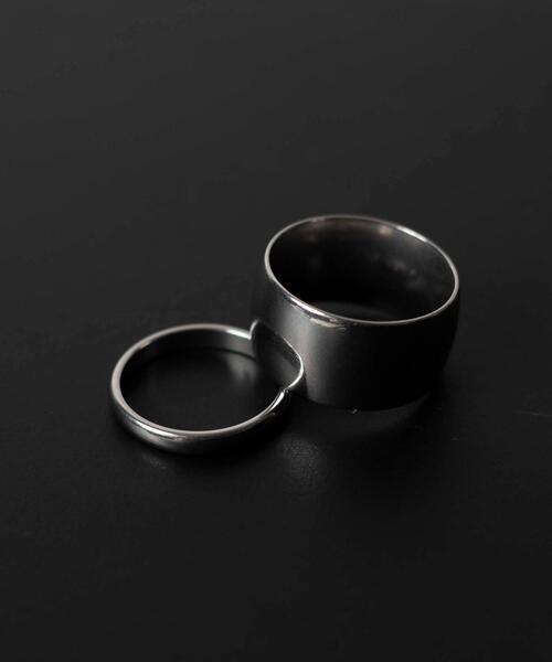 WEGO（ウィゴー）の「WEGO/【2点セット】ステンレスSETリング（リング・メンズ・その他6/その他5/その他4/その他3/その他2/その他1/その他7・FREE）」の3枚目の写真