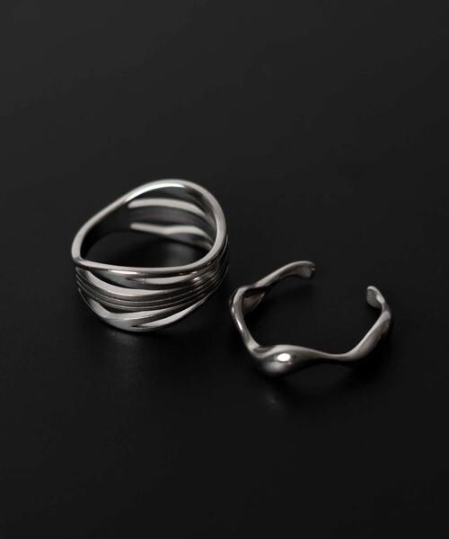 WEGO（ウィゴー）の「WEGO/【2点セット】ステンレスSETリング（リング・メンズ・その他6/その他5/その他4/その他3/その他2/その他1/その他7・FREE）」の5枚目の写真