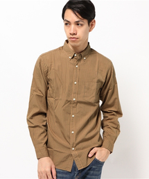 SEVENDAYS=SUNDAY | ストライプ製品染　長袖ボタンダウンシャツ(シャツ/ブラウス)