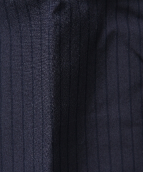 SEVENDAYS=SUNDAY（セブンデイズサンデイ）の「ストライプ製品染　長袖ボタンダウンシャツ（シャツ/ブラウス・メンズ・オフホワイト/ネイビー/ベージュ・SMALL/LARGE/MEDIUM）」の13枚目の写真