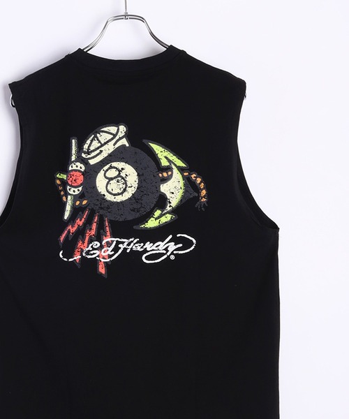 DON ED HARDY ドンエドハーディー　タンクトップ Ed Hardy タンクトップ Hardy/エド・ハーディー ピグメント加工
