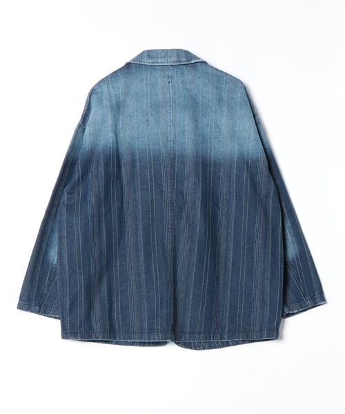 aimoha（アイモハ）の「【aimoha neo】LAYERED SAPPHIRE STRIPE LEISURE BLAZER（テーラードジャケット・メンズ・ネイビー・FREE）」の2枚目の写真