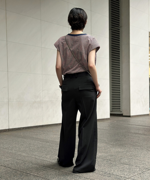 ツイルハイウエステッドパンツ（スラックス）｜AP STUDIO（エーピー