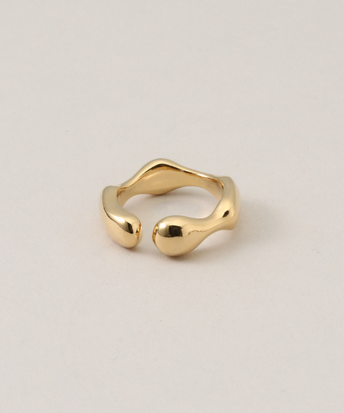 SLOBE IENA（スローブイエナ）の「SLOBE ニュアンスリング（リング・レディース・ゴールド・FREE）」の4枚目の写真