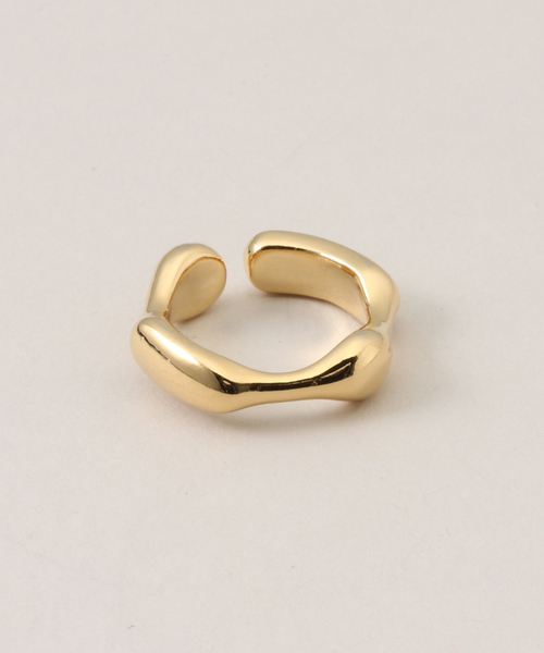 SLOBE IENA（スローブイエナ）の「SLOBE ニュアンスリング（リング・レディース・ゴールド・FREE）」の5枚目の写真