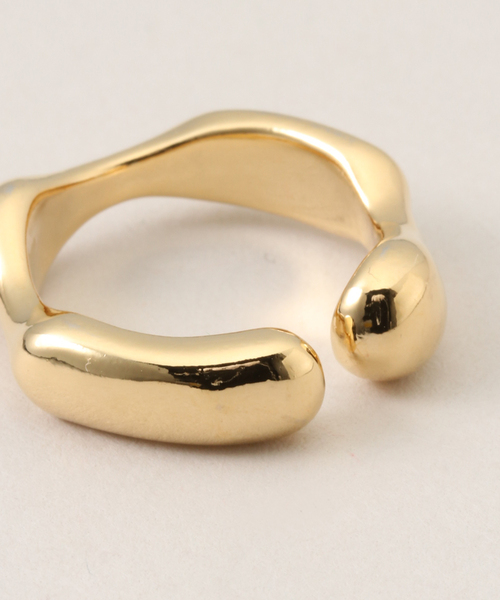 SLOBE IENA（スローブイエナ）の「SLOBE ニュアンスリング（リング・レディース・ゴールド・FREE）」の6枚目の写真