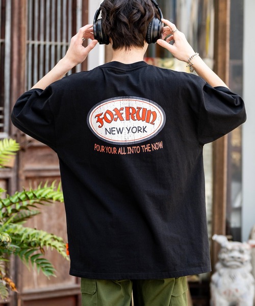Rocky Monroe(ロッキーモンロー)の「【GO OUT掲載】FOXRUN フォックスラン オーバーサイズプリント半袖Tシャツ(Tシャツ/カットソー・メンズ・ミント/ブラック/ホワイト/ホワイト系/ブラック系/グリーン系/ホワイト系1/ホワイト系2/ブルー/ブラック系2/グリーン系1/ホワイト系3/ブラック系4/ブラック系1/ブラック系3/ホワイト系4/ブルー系/ブルー系1・M/L)」の9枚目の写真