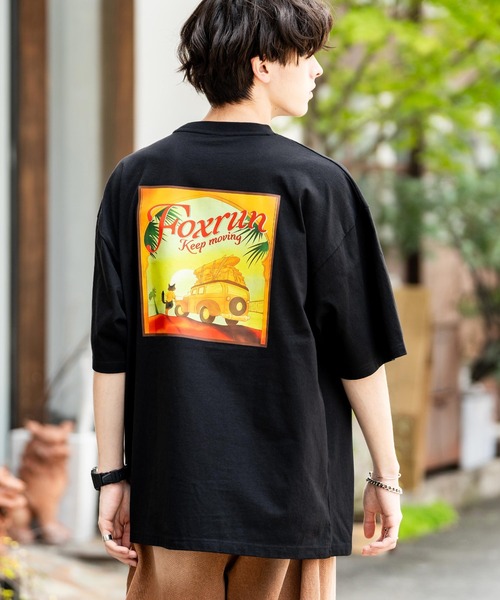 Rocky Monroe(ロッキーモンロー)の「【GO OUT掲載】FOXRUN フォックスラン オーバーサイズプリント半袖Tシャツ(Tシャツ/カットソー・メンズ・ミント/ブラック/ホワイト/ホワイト系/ブラック系/グリーン系/ホワイト系1/ホワイト系2/ブルー/ブラック系2/グリーン系1/ホワイト系3/ブラック系4/ブラック系1/ブラック系3/ホワイト系4/ブルー系/ブルー系1・M/L)」の10枚目の写真