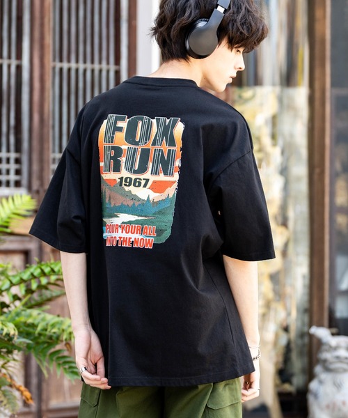 Rocky Monroe(ロッキーモンロー)の「【GO OUT掲載】FOXRUN フォックスラン オーバーサイズプリント半袖Tシャツ(Tシャツ/カットソー・メンズ・ミント/ブラック/ホワイト/ホワイト系/ブラック系/グリーン系/ホワイト系1/ホワイト系2/ブルー/ブラック系2/グリーン系1/ホワイト系3/ブラック系4/ブラック系1/ブラック系3/ホワイト系4/ブルー系/ブルー系1・M/L)」の12枚目の写真