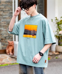 【GO OUT掲載】FOXRUN フォックスラン オーバーサイズプリント半袖Tシャツ