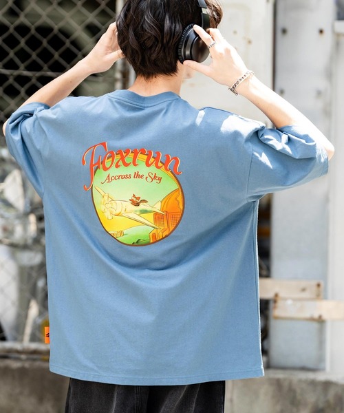 Rocky Monroe(ロッキーモンロー)の「【GO OUT掲載】FOXRUN フォックスラン オーバーサイズプリント半袖Tシャツ(Tシャツ/カットソー・メンズ・ミント/ブラック/ホワイト/ホワイト系/ブラック系/グリーン系/ホワイト系1/ホワイト系2/ブルー/ブラック系2/グリーン系1/ホワイト系3/ブラック系4/ブラック系1/ブラック系3/ホワイト系4/ブルー系/ブルー系1・M/L)」の17枚目の写真