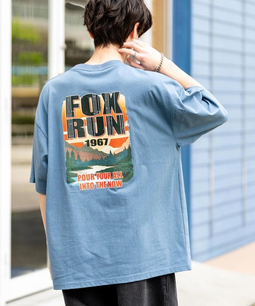 Rocky Monroe(ロッキーモンロー)の「【GO OUT掲載】FOXRUN フォックスラン オーバーサイズプリント半袖Tシャツ(Tシャツ/カットソー・メンズ・ミント/ブラック/ホワイト/ホワイト系/ブラック系/グリーン系/ホワイト系1/ホワイト系2/ブルー/ブラック系2/グリーン系1/ホワイト系3/ブラック系4/ブラック系1/ブラック系3/ホワイト系4/ブルー系/ブルー系1・M/L)」の18枚目の写真
