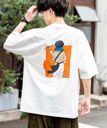 【GO OUT掲載】FOXRUN フォックスラン オーバーサイズプリント半袖Tシャツ
