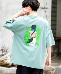 【GO OUT掲載】FOXRUN フォックスラン オーバーサイズプリント半袖Tシャツ