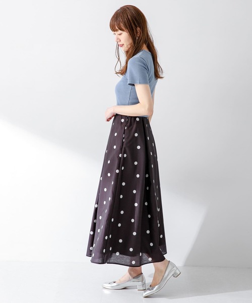 URBAN RESEARCH Sonny Label（アーバンリサーチサニーレーベル）の「ドットタックスカート（スカート・レディース・ブラック系その他/ブラウン系その他・FREE）」の22枚目の写真