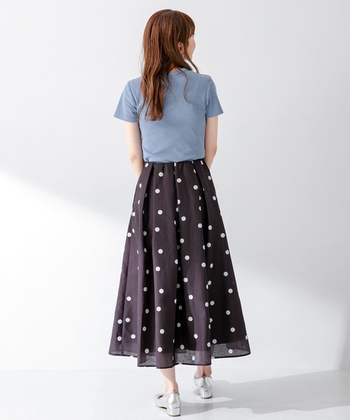 URBAN RESEARCH Sonny Label（アーバンリサーチサニーレーベル）の「ドットタックスカート（スカート・レディース・ブラック系その他/ブラウン系その他・FREE）」の21枚目の写真